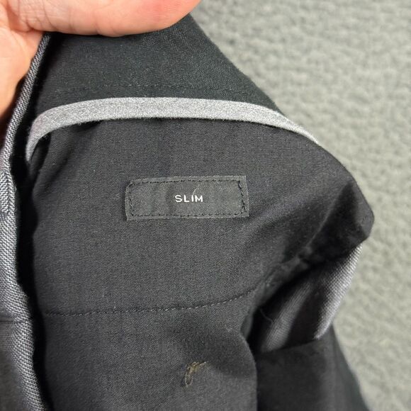 J Crew Pants Mens 36x32 Gray Ludlow Slim Fit Four Seasons Wool Stretch Slacks - Picture 7 of 16